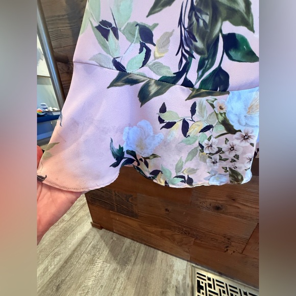 Amanda Uprichard Strapless Floral Peach High-Low Dress NWOT - Picture 15 of 15